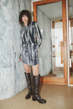 Laden Sie das Bild in den Galerie-Viewer, Xenia Mottled Langarmshirt Grau-Kombination