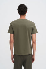 Load image into Gallery viewer, Stretch Cotton Tee Dark olive