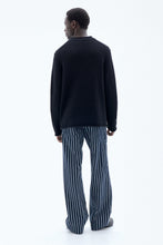 Load image into Gallery viewer, Rolled Hem Sweater Black