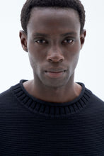 Load image into Gallery viewer, Rolled Hem Sweater Black