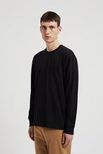 Laden Sie das Bild in den Galerie-Viewer, Standard Heavy Loose Langarmshirt Schwarz