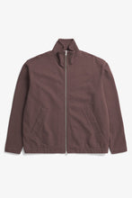 Load image into Gallery viewer, Bjorn Relaxed Organic Loopback Track Jacket, Mahogany