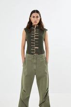 Laden Sie das Bild in den Galerie-Viewer, Alphas Canvas Hose Verbrannte Olive