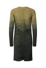Laden Sie das Bild in den Galerie-Viewer, Isja Flow gather short Dress Army kombiniert