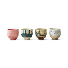 Load image into Gallery viewer, Artist ceramics: coffee cups, set of 4