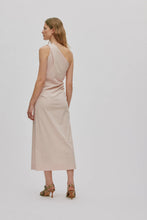 Load image into Gallery viewer, ARYANA One shoulder long dress, Powder