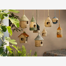 Load image into Gallery viewer, Hanging bird house, Nature/green