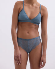 Load image into Gallery viewer, DARLING Unpadded comfy bralette, Greyed Blue