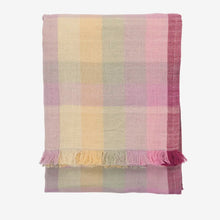 Load image into Gallery viewer, Checked hammam towel, Pink multi coloured