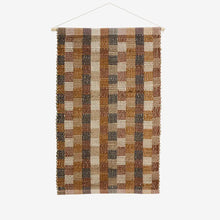 Laden Sie das Bild in den Galerie-Viewer, Handwoven wall deco, Rust, orange, white, anthracite