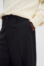Load image into Gallery viewer, Hector Wool Trousers, Black