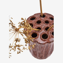 Load image into Gallery viewer, Stoneware vase, Rust