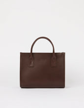 Load image into Gallery viewer, Jackie Midi Webbing Strap Chocolate Classic Leather