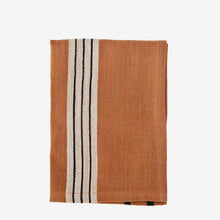 Load image into Gallery viewer, Striped kitchen towel, Burnt Orange