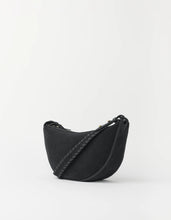 Laden Sie das Bild in den Galerie-Viewer, Leo Midi Crossbody Strap, Black Suede