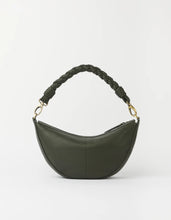 Load image into Gallery viewer, Leo Midi Twisted Handle, Moss Soft Grain Leather