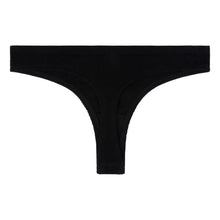Laden Sie das Bild in den Galerie-Viewer, LIMA Bequemer String-Slip, Schwarz