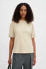 Laden Sie das Bild in den Galerie-Viewer, Locker geschnittenes T-Shirt, Perlbeige