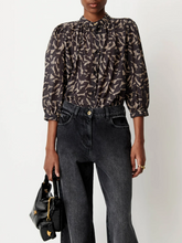 Load image into Gallery viewer, LYLIS Blouse, Whiblack Itama