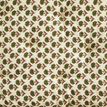 Load image into Gallery viewer, Printed cotton mattress 45x125, Offwhite green