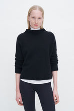 Load image into Gallery viewer, Mika Yak Funnelneck Sweater, Black