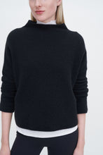 Load image into Gallery viewer, Mika Yak Funnelneck Sweater, Black