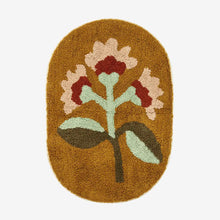 Load image into Gallery viewer, Oval tufted bath mat, Mustard