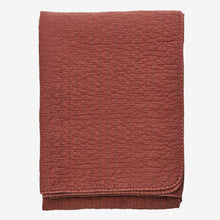 Load image into Gallery viewer, Quilted cotton throw 130x180cm, Brick