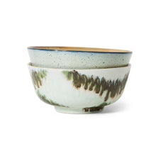 Load image into Gallery viewer, 70s ceramics ramen bowls (set of 2), minimalist