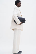 Load image into Gallery viewer, Relaxed Straight Cotton Linen Trousers Cream