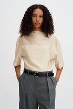 Laden Sie das Bild in den Galerie-Viewer, Transparenz-Shirt, Perlbeige