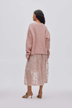 Load image into Gallery viewer, SILKE Scribble full skirt, Blush