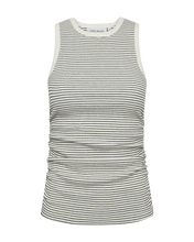 Load image into Gallery viewer, SIV ribbed top, Jet stream/black stripes
