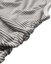 Load image into Gallery viewer, SIV ribbed top, Jet stream/black stripes