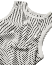 Load image into Gallery viewer, SIV ribbed top, Jet stream/black stripes