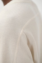 Load image into Gallery viewer, Stevns Cotton Hemp Military Rib Lonsleeve,Ecru