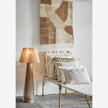 Load image into Gallery viewer, Cushion cover with tassels Off white