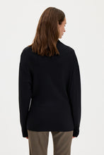 Load image into Gallery viewer, Twisted Neck Top, Black