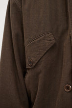 Load image into Gallery viewer, Vandel Herringbone Twill Flight Jacket, Delicioso Brown