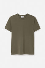Load image into Gallery viewer, Stretch Cotton Tee Dark olive
