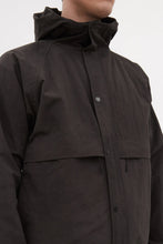 Load image into Gallery viewer, Herluf Wave Dye Nylon Windbreaker Black

