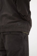 Load image into Gallery viewer, Herluf Wave Dye Nylon Windbreaker Black
