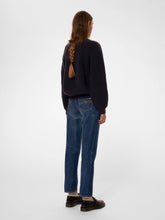 Load image into Gallery viewer, Fia Ribbed Sweater Navy
