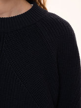 Load image into Gallery viewer, Fia Ribbed Sweater Navy

