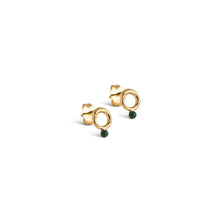Load image into Gallery viewer, Dotta Studs, Petrol Green
