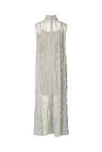 Laden Sie das Bild in den Galerie-Viewer, ALLISON Splash netting long dress, Silver grey

