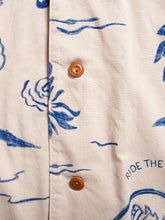 Load image into Gallery viewer, Arvid Waves Hawaii Shirt Ecru
