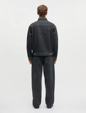 Laden Sie das Bild in den Galerie-Viewer, Arizona Schwarze Jeansjacke, Black Grey Stone Wash
