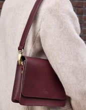 Load image into Gallery viewer, Audrey Mini Dark Cherry Classic Leather

