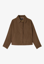 Laden Sie das Bild in den Galerie-Viewer, Becca waxed cotton rain jacket, Khaki
